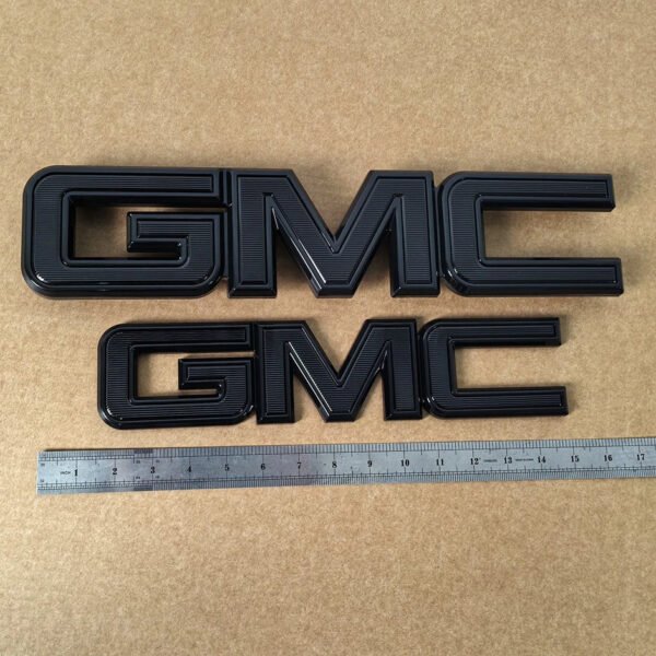 2-Pack Grille & Rear Emblems for 2014-2026 GMC Sierra 1500 2015-2026 HD