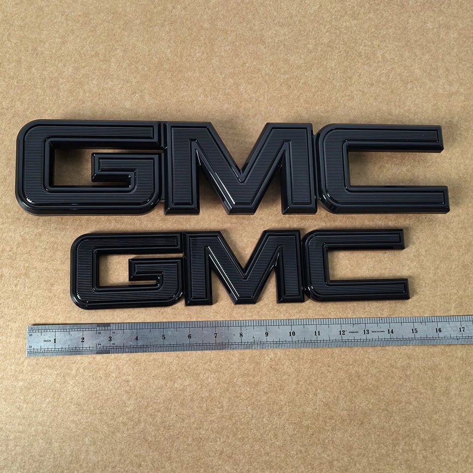 2-Pack Grille & Rear Emblems for 2014-2026 GMC Sierra 1500 2015-2026 HD - Image 11