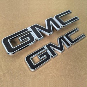 2-Pack Grille & Rear Emblems for 2014-2026 GMC Sierra 1500 2015-2026 HD - Image 4