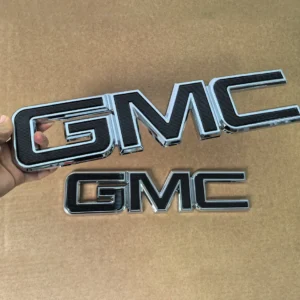 2-Pack Grille & Rear Emblems for 2014-2026 GMC Sierra 1500 2015-2026 HD - Image 12