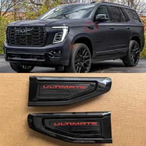8 Emblem Sets for 2021–2026 GMC Yukon Denali Grille Tailgate Fender Vent - Image 14