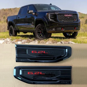 8 Emblem Sets for 2019-2026 GMC Sierra 1500 AT4 Grille Tailgate Fender Vent - Image 8