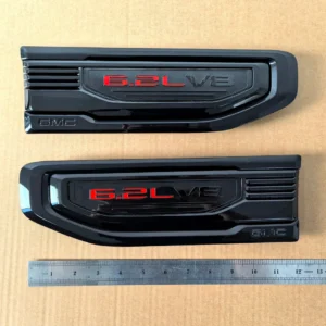 8 Emblem Sets for 2019-2026 GMC Sierra 1500 AT4 Grille Tailgate Fender Vent - Image 11