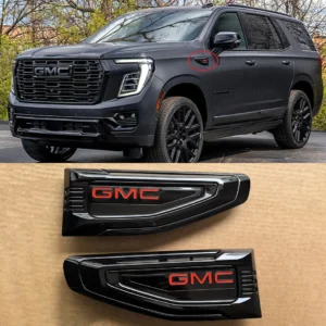 8 Emblem Sets for 2021–2026 GMC Yukon Denali Grille Tailgate Fender Vent - Image 16