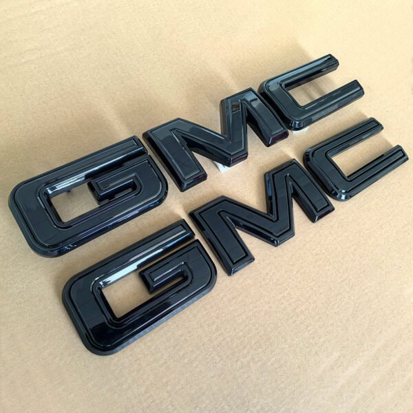 2-Pack Grille & Rear Emblems for 2014-2026 GMC Sierra 1500 2015-2026 HD
