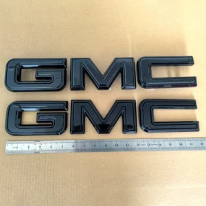 2-Pack Grille & Rear Emblems for 2014-2026 GMC Sierra 1500 2015-2026 HD - Image 6