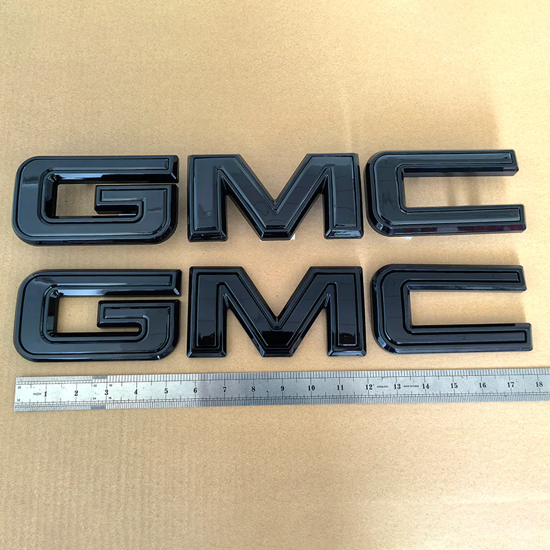 2-Pack Grille & Rear Emblems for 2014-2026 GMC Sierra 1500 2015-2026 HD - Image 6