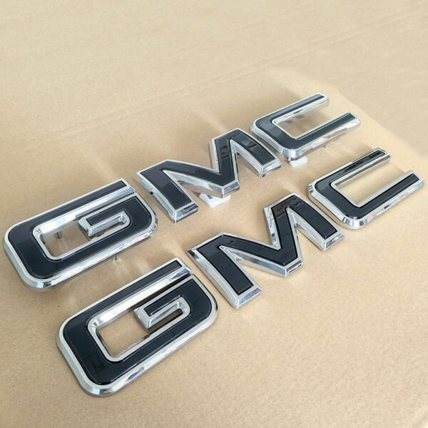2-Pack Grille & Rear Emblems for 2014-2026 GMC Sierra 1500 2015-2026 HD