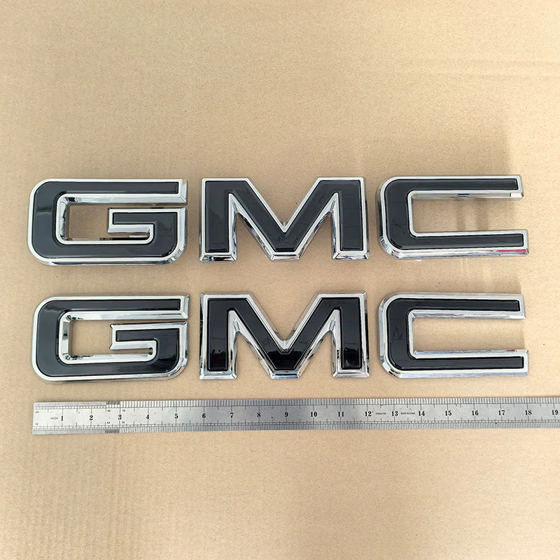 2-Pack Grille & Rear Emblems for 2014-2026 GMC Sierra 1500 2015-2026 HD - Image 8
