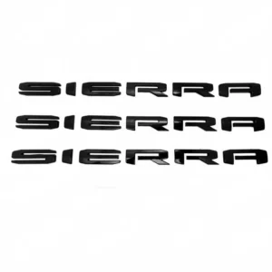 Emblem Sets Grille Rear & Lettering for 2019-26 GMC Sierra 1500 AT4 Denali SLE SLT - Image 15