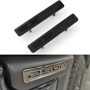 Emblem Sets Grille Rear & Lettering for 2020-26 GMC Sierra HD AT4 Denali SLE SLT - Image 6