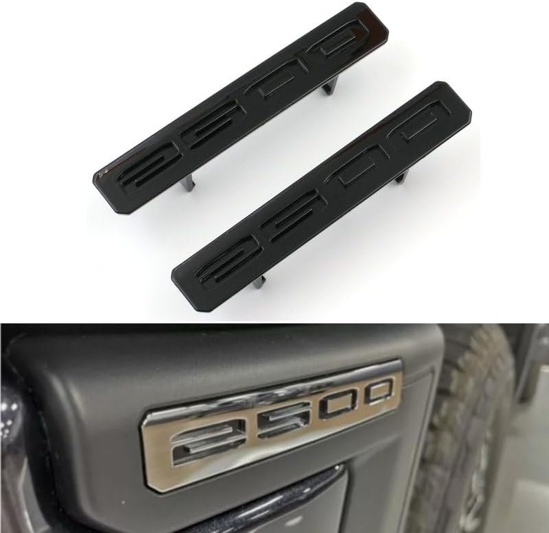 Emblem Sets Grille Rear & Lettering for 2020-26 GMC Sierra HD AT4 Denali SLE SLT - Image 6