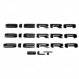 Emblem Sets Grille Rear & Lettering for 2019-26 GMC Sierra 1500 AT4 Denali SLE SLT - Image 12