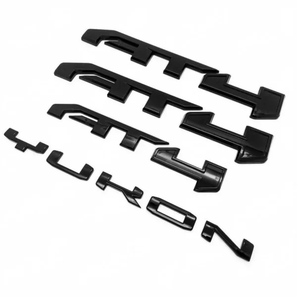 6 Emblem Sets Grille Rear & Lettering for 2021-2026 GMC Yukon Denali AT4 SLT