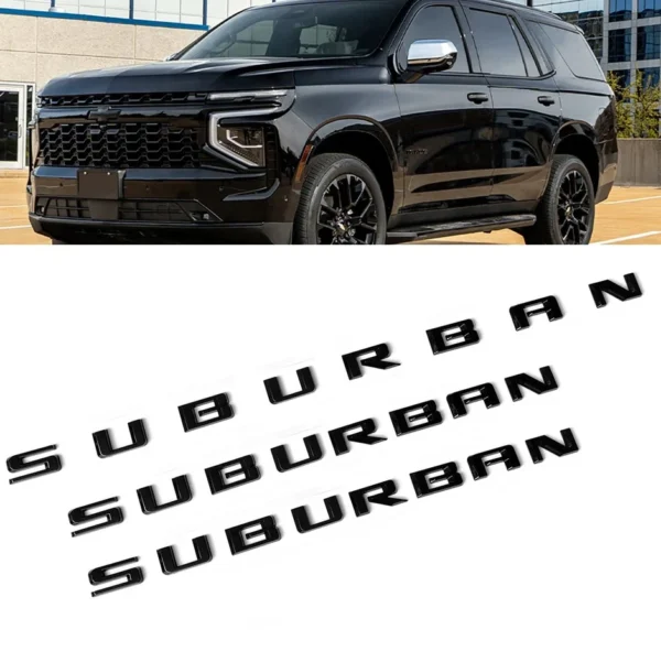 Emblem Sets for 2021-2026 Chevrolet Suburban High Country RST LT Badge Kits