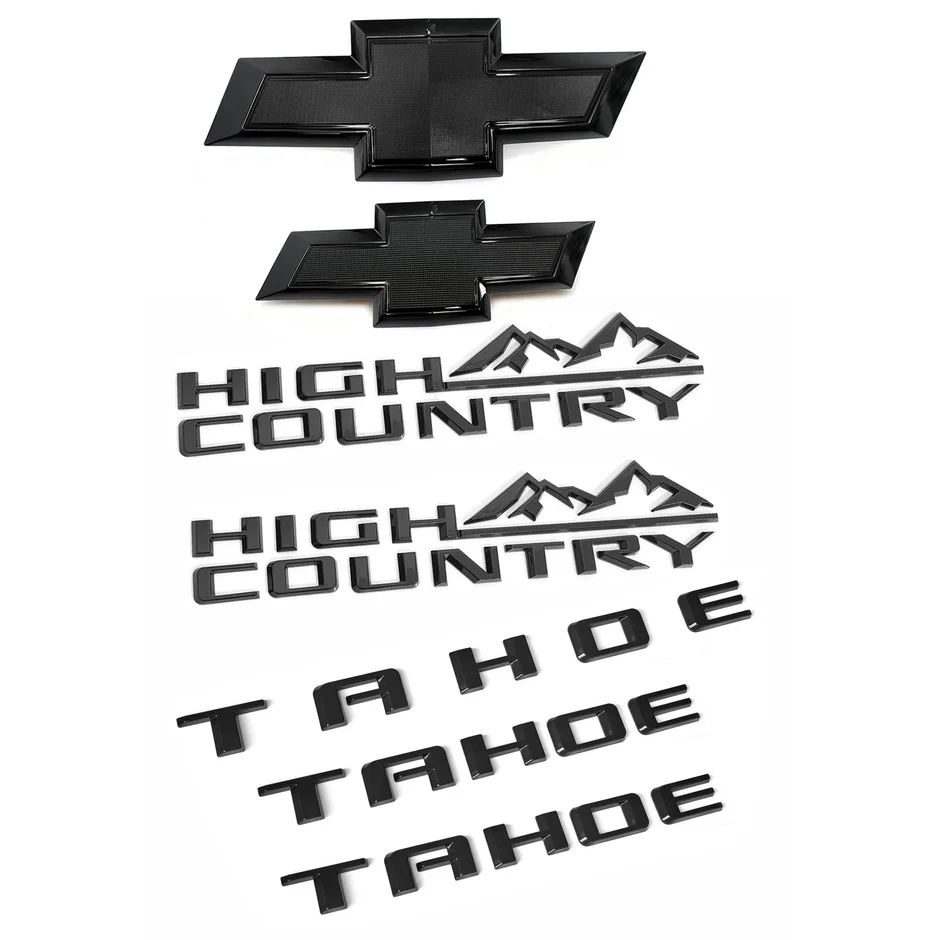 Emblem Sets for 2021-2026 Chevrolet Tahoe High Country RST LT Badge Kits - Image 2