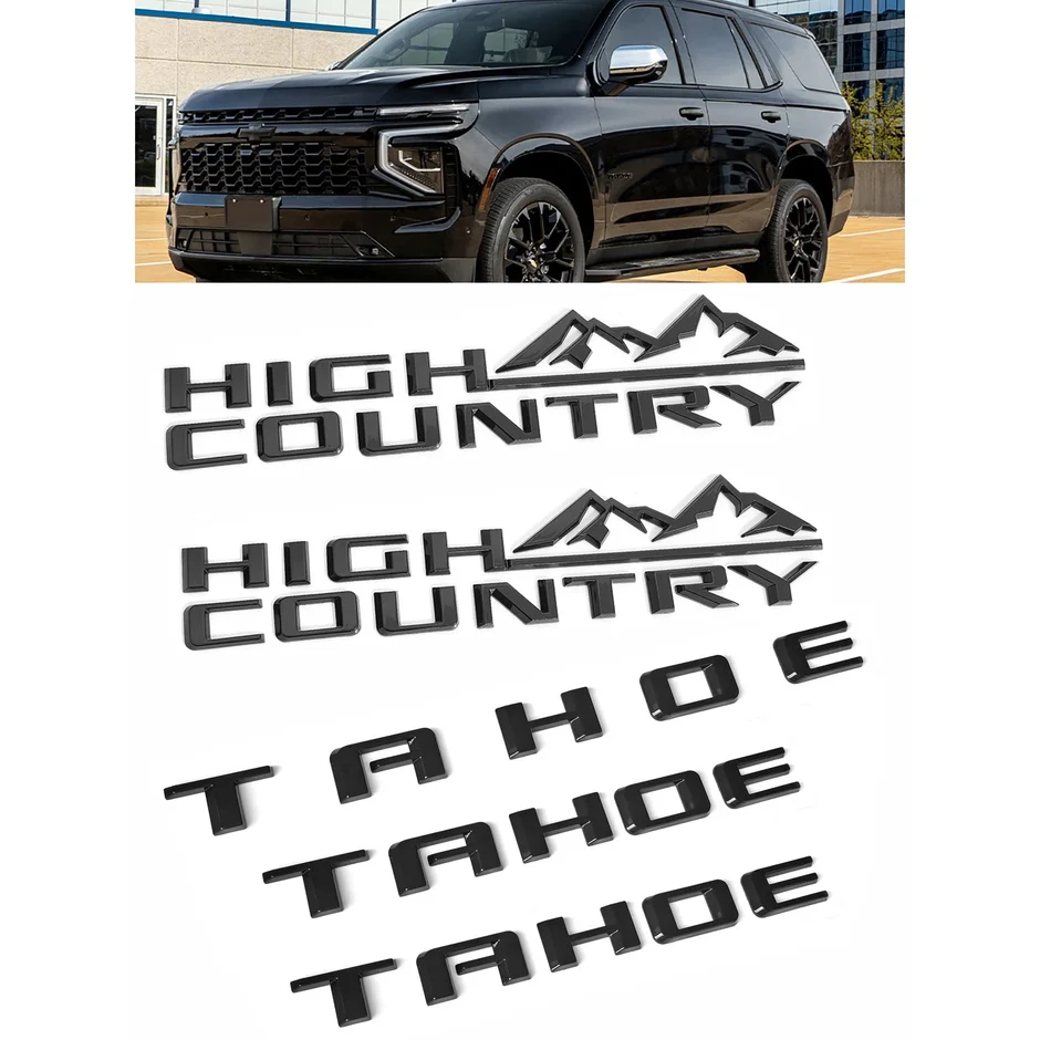 Emblem Sets for 2021-2026 Chevrolet Tahoe High Country RST LT Badge Kits - Image 9