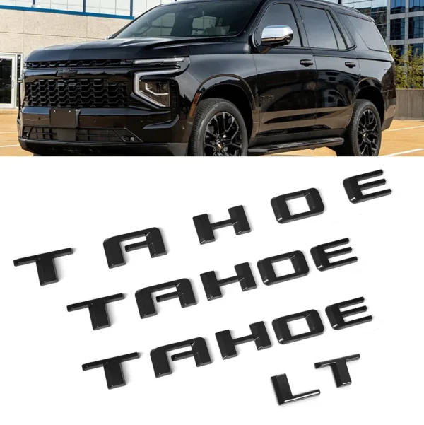 Emblem Sets for 2021-2026 Chevrolet Tahoe High Country RST LT Badge Kits