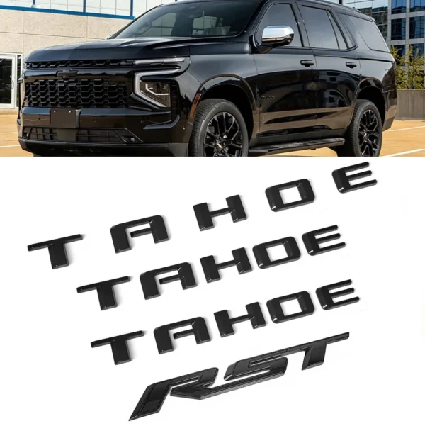 Emblem Sets for 2021-2026 Chevrolet Tahoe High Country RST LT Badge Kits