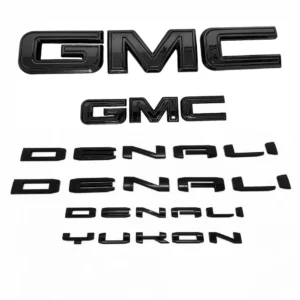 8 Emblem Sets for 2021–2026 GMC Yukon Denali Grille Tailgate Fender Vent - Image 10